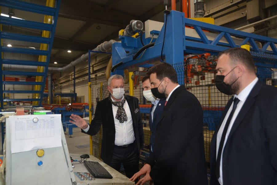 Wirtschaftsminister des Kantons Sarajevo Adnan Delić und Bürgermeister der Gemeinde Ilidža Nermin Muzur zu Besuch in unserem Unternehmen
