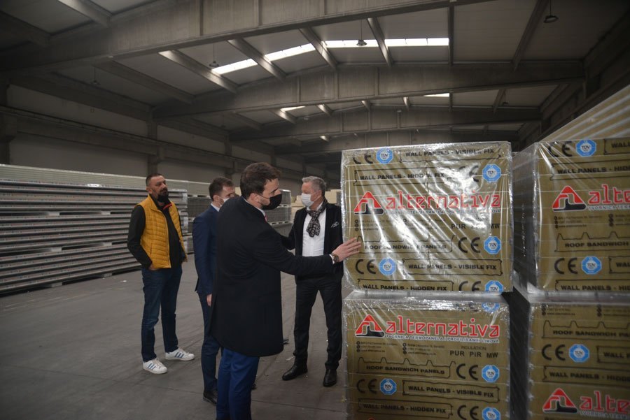 Wirtschaftsminister des Kantons Sarajevo Adnan Delić und Bürgermeister der Gemeinde Ilidža Nermin Muzur zu Besuch in unserem Unternehmen