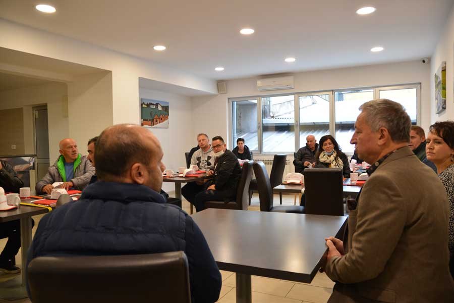 Besuch von Handwerkern aus Slowenien
