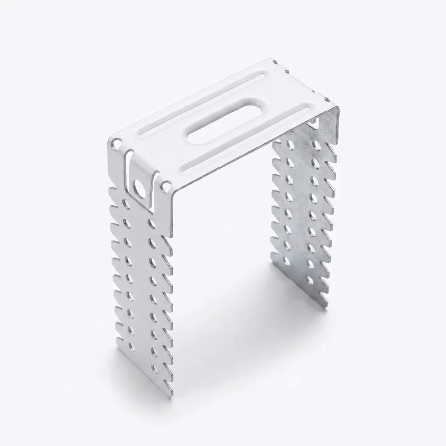 Direct hanger with perforated arms for a CD section