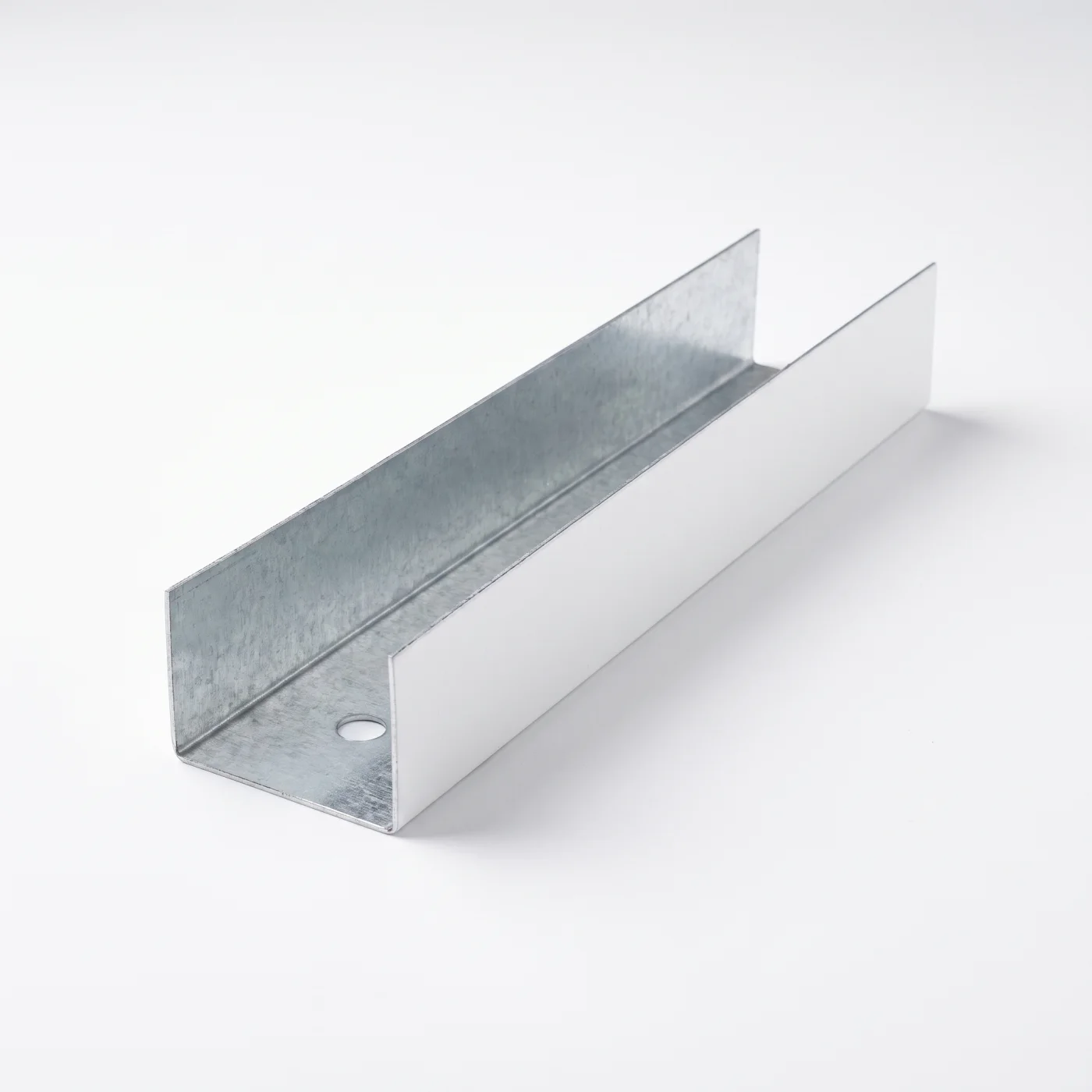 UW section, the horizontal track of a partition wall