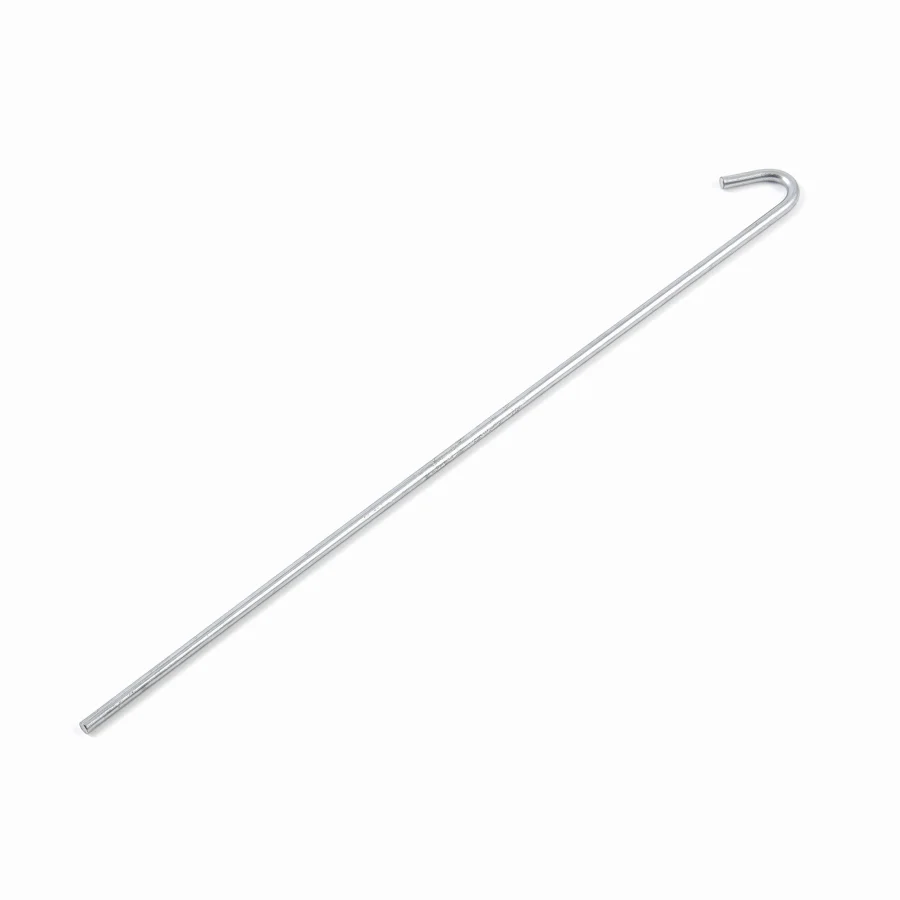 Galvanised hanging wire with a hook